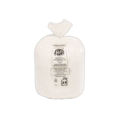 Sacs à déchets 50L NF BLANC  x25 - Fiducial
