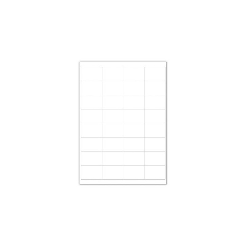 Planches d'étiquettes multiusages 51x34mm soit 16 000 étiquettes  x500 - Fiducial