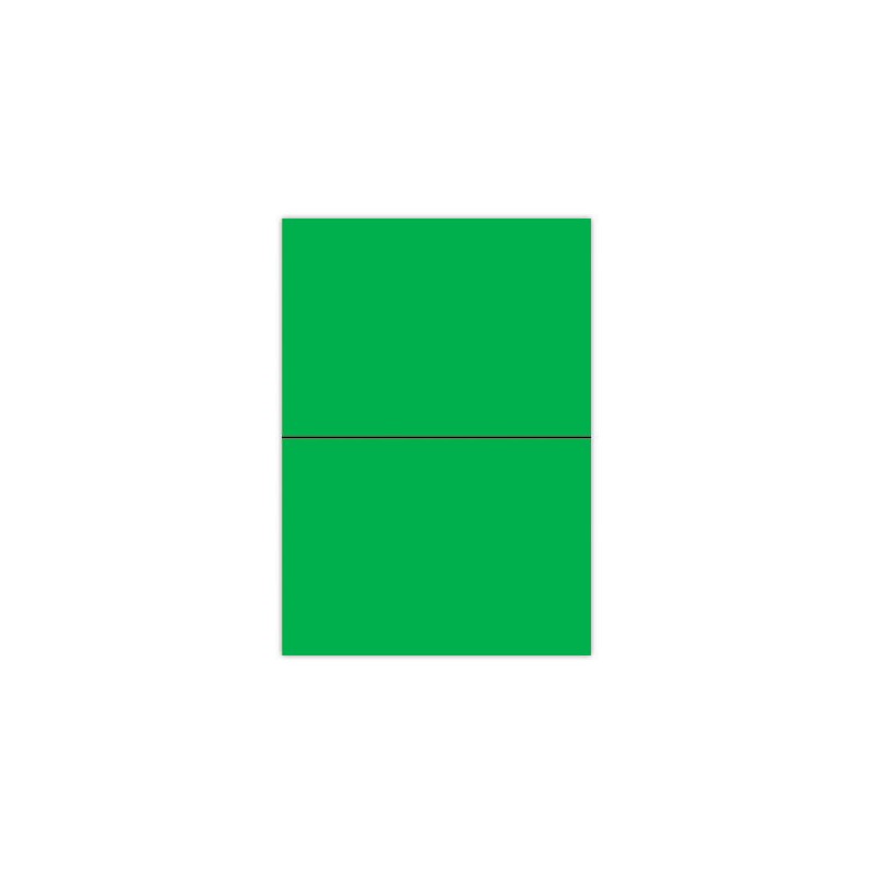 Planches d'étiquettes L210xH148,5 mm 200 étiq/ boîte, vert vif  x100 - Fiducial