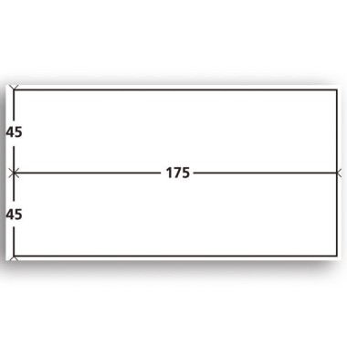 Étiquettes d'affranchissement 2 étiquettes par planche 175x45mm  x1000 - Fiducial