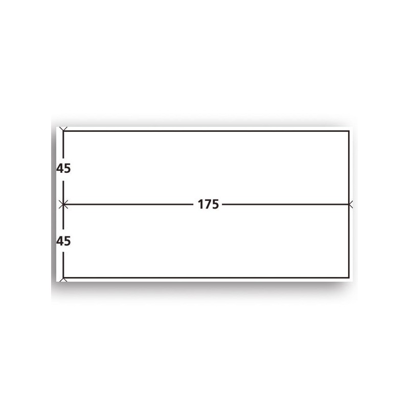 Étiquettes d'affranchissement 2 étiquettes par planche 175x45mm  x1000 - Fiducial