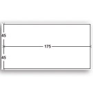 Étiquettes d'affranchissement 2 étiquettes par planche 175x45mm  x1000 - Fiducial