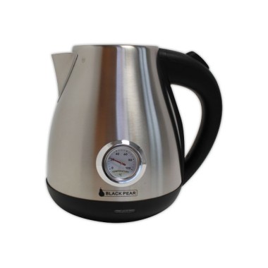 Bouilloire en inox 1,7 litre avec température  - Fiducial