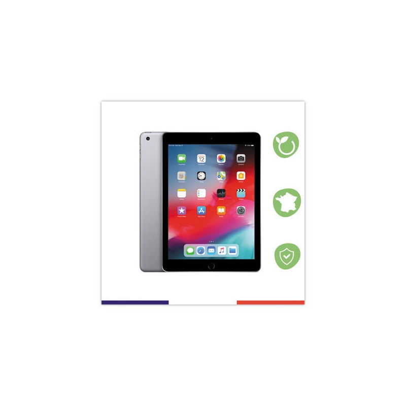 Tablette iPad 7 10,2" reconditionnée Bcoque noire  - Fiducial