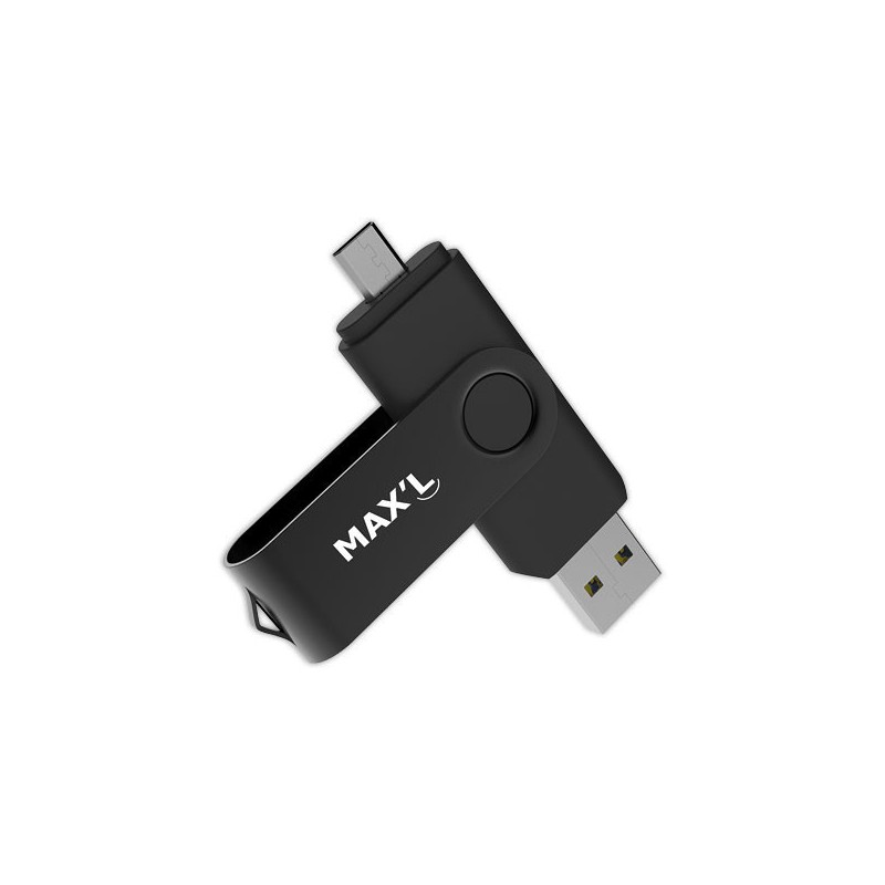 Clé USB Duals 64GB USB micro USB 3.0 OTG MAX'L  - Fiducial
