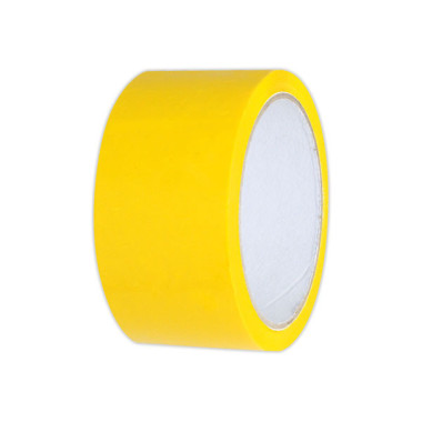 Rouleau d'adhésif jaune en polypropylène - 66 m x 50 mm  - Fiducial