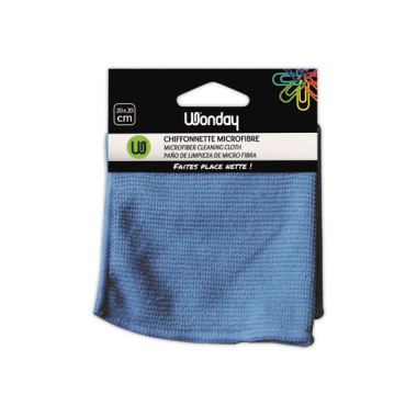 Chiffon micro fibres 20x20cm bleu clair  - Fiducial