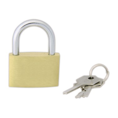 Cadenas laiton largeur 30 mm avec 3 clés  - Fiducial
