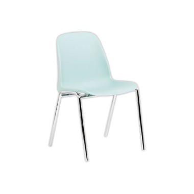 Chaise Charlotte vert clair pastel  - Fiducial