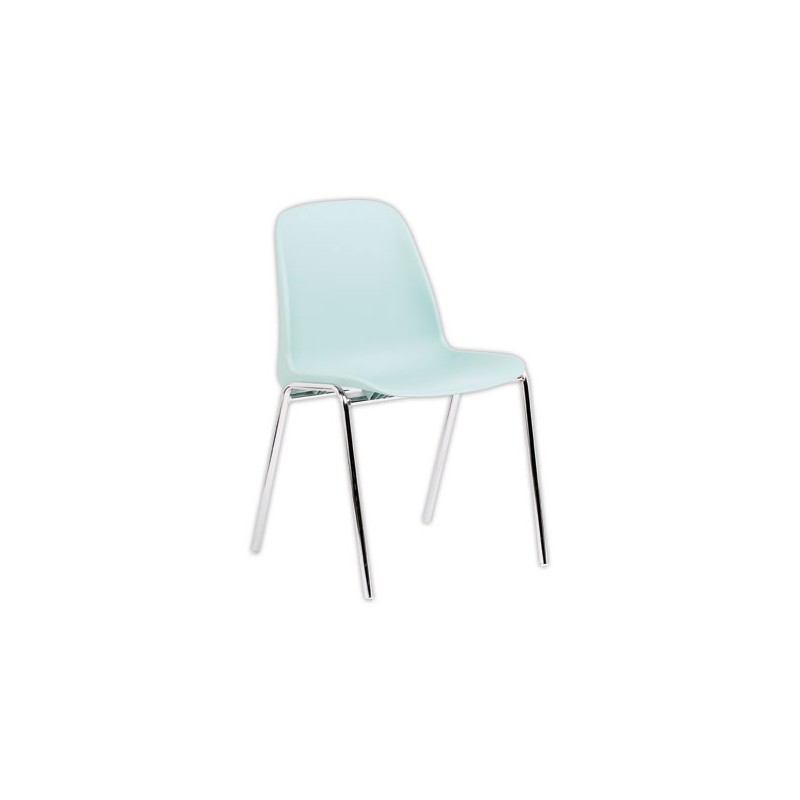 Chaise Charlotte vert clair pastel  - Fiducial