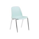 Chaise Charlotte vert clair pastel  - Fiducial