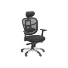 Siège STAR SEAT synchrone noir avec têtière  - Fiducial