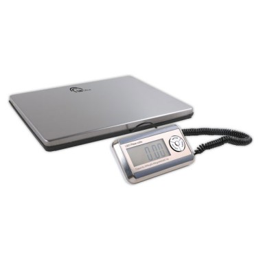 Pèse-colis électronique 200kg/50g écran LCD plateau XL en inox  - Fiducial