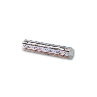Coques plastique pour pièces de 1 centime  x250 - Fiducial