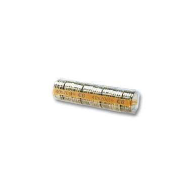 Coques plastique pour pièces de 20 centimes  x250 - Fiducial