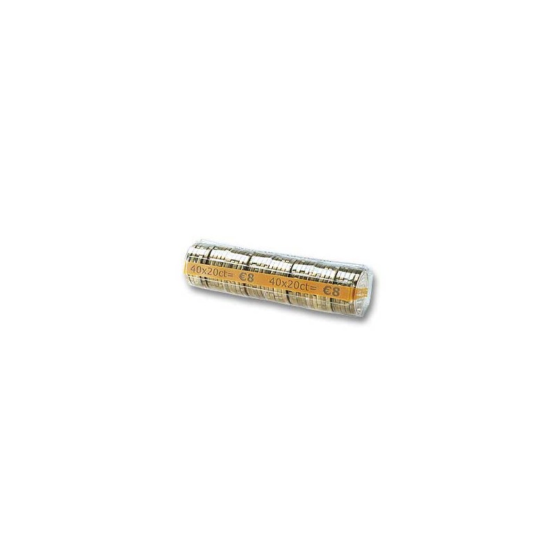 Coques plastique pour pièces de 20 centimes  x250 - Fiducial