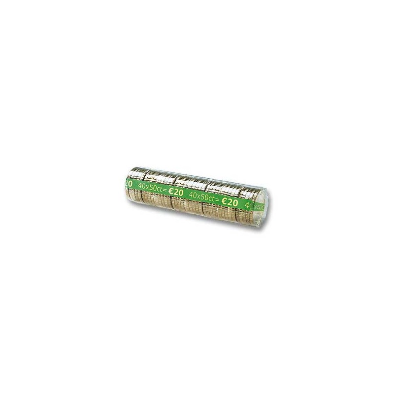 Coques plastique pour pièces de 50 centimes  x250 - Fiducial