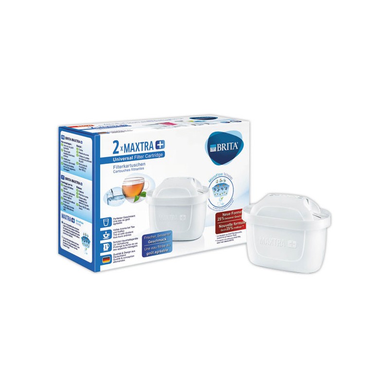 cartouches filtres Maxtra+ pour carafes Brita  x2 - Fiducial