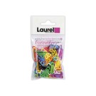 Trombones plastique opaque 25 mm coloris assortis  x100 - Fiducial