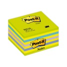 Cube Post-it® Couleurs Rêve Intense, 76 x 76 mm, 450 feuilles  - Fiducial