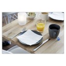 Serviettes ouate 2 plis FSC 33x33 cm uni blanc  x300 - Fiducial