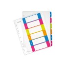 Jeu d'intercalaires numériques LEITZ Wow - A4 - 6 onglets  - Fiducial