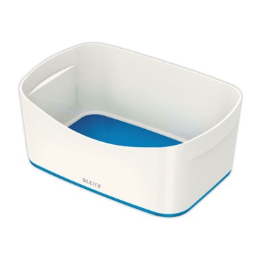 Boîte de rangement mybox petit blanc/bleu  - Fiducial