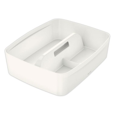 Bac de rangement mybox blanche sans couvercle  - Fiducial