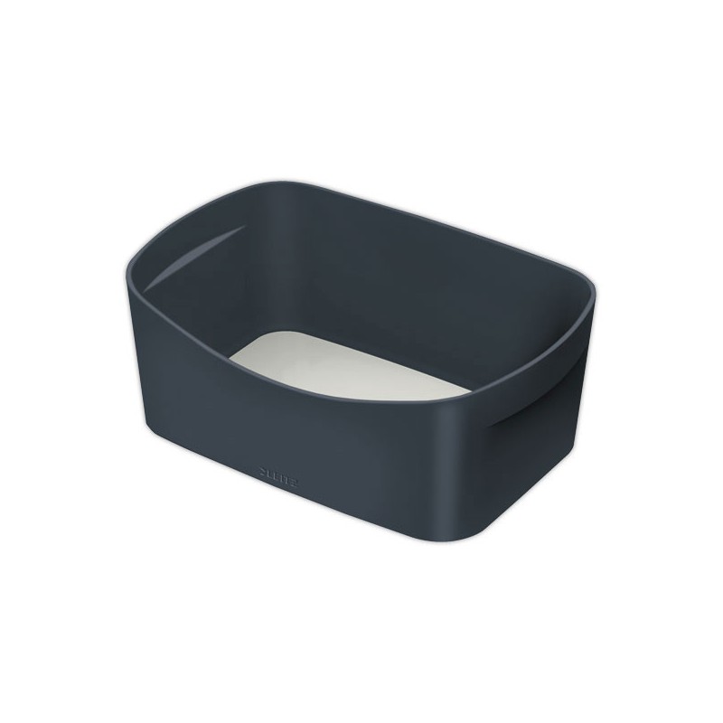 La boîte de rangement Cosy gris blanc sans couvercle  - Fiducial