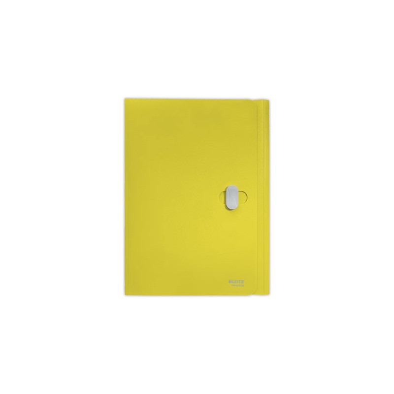Chemise 3 rabats LEITZ recyclé - Jaune  - Fiducial