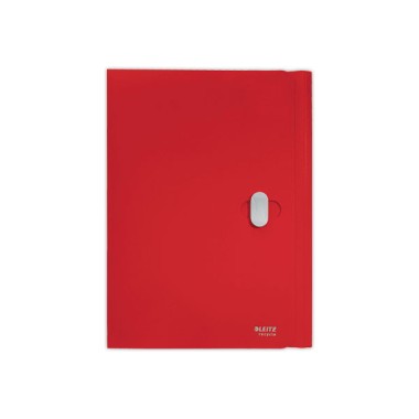 Chemise 3 rabats LEITZ recyclé - Rouge  - Fiducial