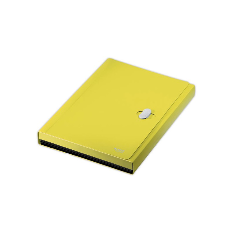 Trieur extensible Leitz en PP recyclé - 6 compartiments - Jaune  - Fiducial