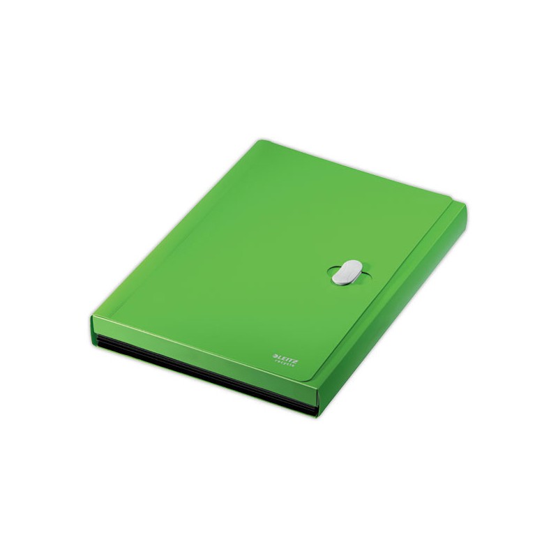 Trieur extensible Leitz en PP recyclé - 6 compartiments - Vert  - Fiducial
