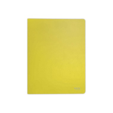 Protège-documents A4 PP recyclé 40 pochettes - Jaune  - Fiducial