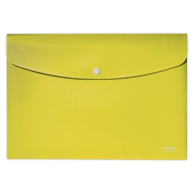 Pochette pression Leitz PP recyclé A4 - Jaune  - Fiducial