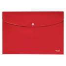 Pochette pression Leitz PP recyclé A4 rouge  - Fiducial