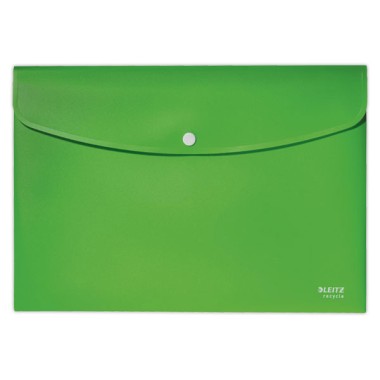 Pochette pression Leitz PP recyclé A4 - Vert  - Fiducial