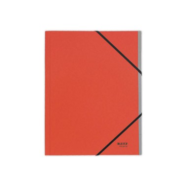 Trieur avec élastiques LEITZ 6 touches - 100% recyclé - Rouge  - Fiducial
