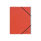 Trieur avec élastiques LEITZ 6 touches - 100% recyclé - Rouge  - Fiducial