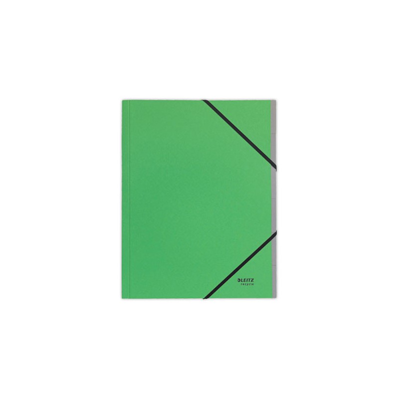 Trieur avec élastiques LEITZ 6 touches - 100% recyclé - Vert  - Fiducial