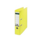 Classeurs à levier 180 LEITZ Recyclé A4 - Dos 8 cm - Jaune  - Fiducial