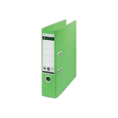 Classeurs à levier 180 LEITZ Recyclé A4 - Dos 8 cm - Vert  - Fiducial