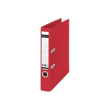 Classeurs à levier 180 LEITZ Recyclé A4 - Dos 5 cm - Rouge  - Fiducial