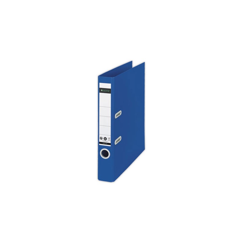 Classeurs à levier 180 LEITZ Recyclé A4 - Dos 5 cm - Bleu  - Fiducial