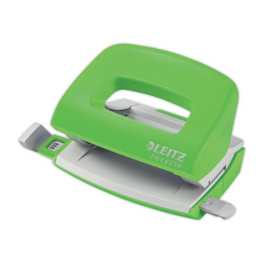 Perforateur Leitz Recycle 2 trous, 30 feuilles - vert  - Fiducial