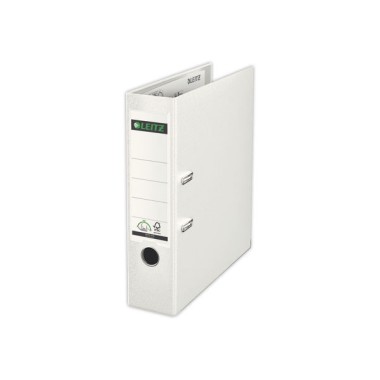 Classeur à levier LEITZ 180 - Dos 8 cm - Blanc  - Fiducial
