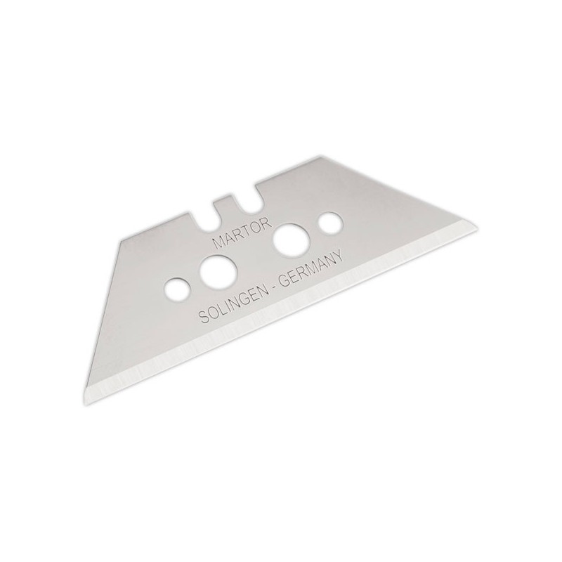 Etui de 10 lames trapèze n99 pour cutter de sécurité MARTOR 19mm  - Fiducial