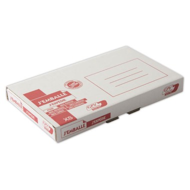 Boîte pour envoi postal L 25 x l 15,5 x H 4,5 cm xS  - Fiducial