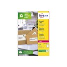 Planches d'étiquettes laser AVERY 199,6 x 289,1 mm soit 100 étiq/boîte  x100 - Fiducial
