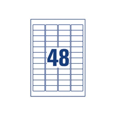 Étiquettes de sécurité laser AVERY 45,7 x 21,2 mm 20 f x 48 étiquettes  - Fiducial